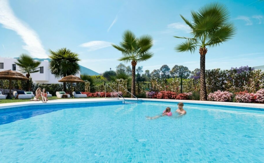 Finca Peralta Botanic Exxacon viviendas de obra nueva en Alhaurín de la Torre Málaga con piscina
