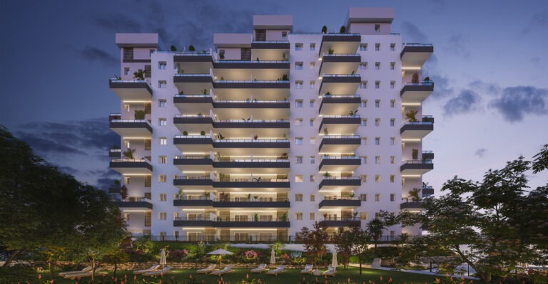 Entrenúcleos Living Panorámica de Exxacon, viviendas de obra nueva en Entrenúcleos Sevilla