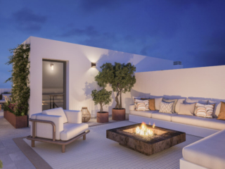 Los Nogales Living, chalets de obra nueva en Málaga con solárium