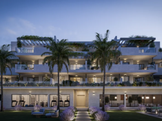 Alura Living FACHADA NOCTURNA