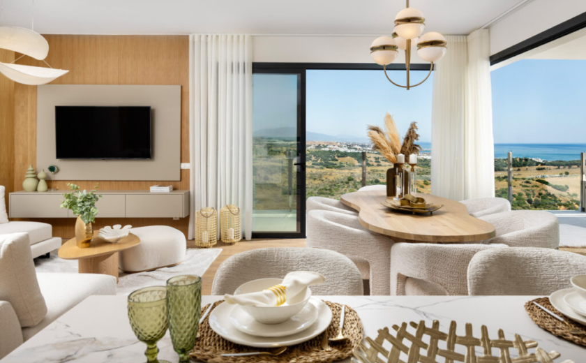 Bon Air. Ático salón vistas al mar / Penthouse living room with sea views