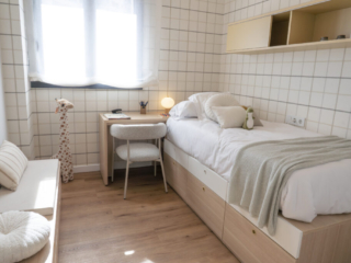 Piso Piloto Entrenúcleos Living - dormitorio infantil